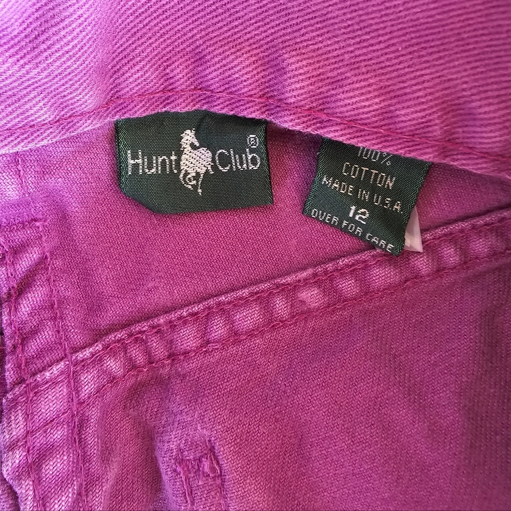 Lot of 2 Pairs Vintage Hunt Club Shorts Women's Size 12 - Picture 6 of 12